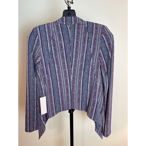 BCBGeneration Blazer Navy Blue Pink White XS NWT - Picture 3 of 4